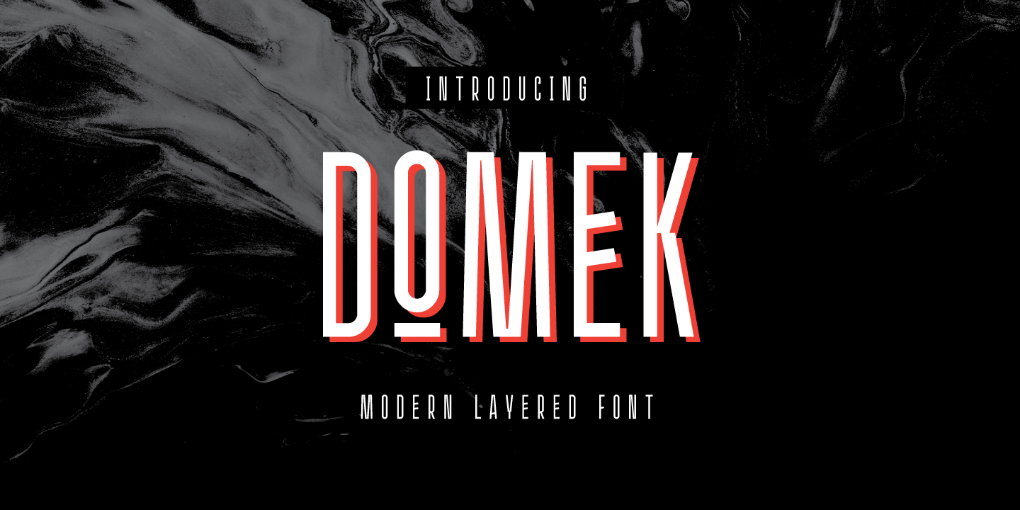 폰트 Domek
